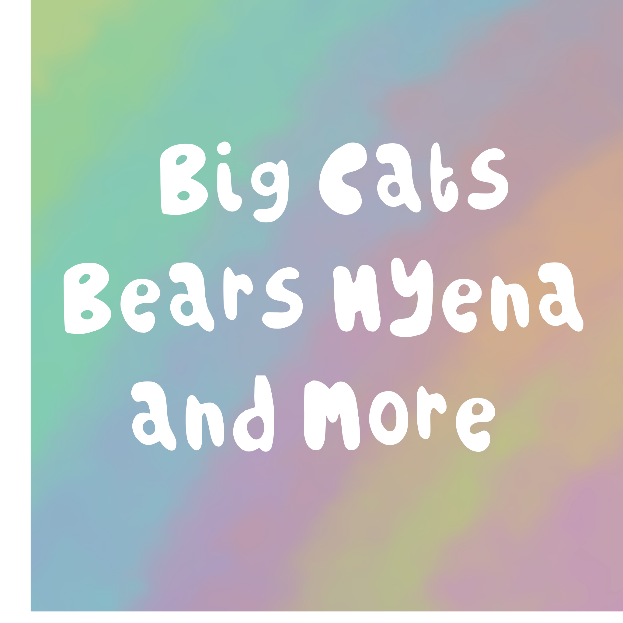 Big Cats, Bears, Hyena and More
