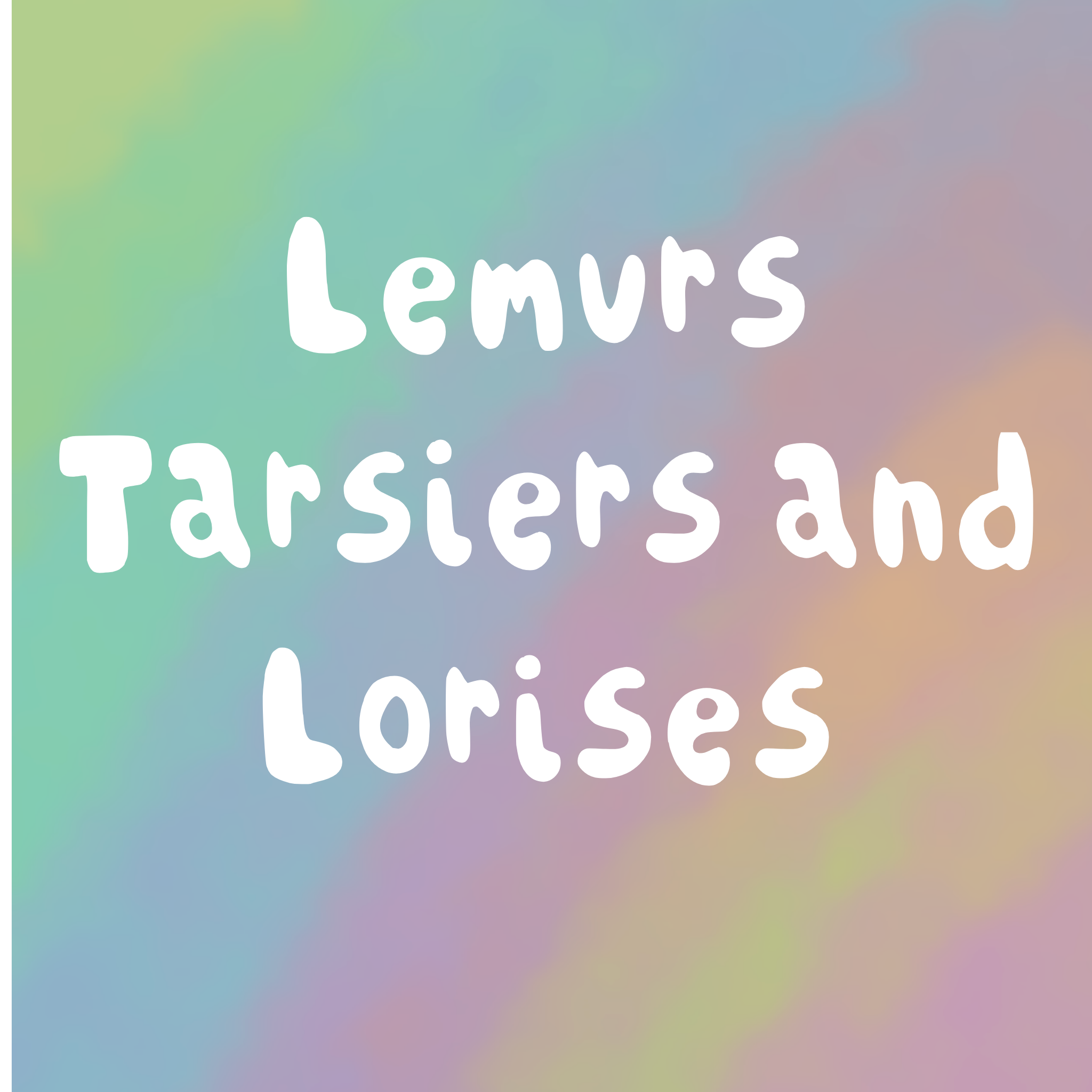 Lemurs, Tarsiers and Lorises