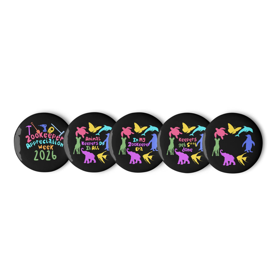 Zookeeper Appreciation Week 2026 Pin Set (5 Pack)