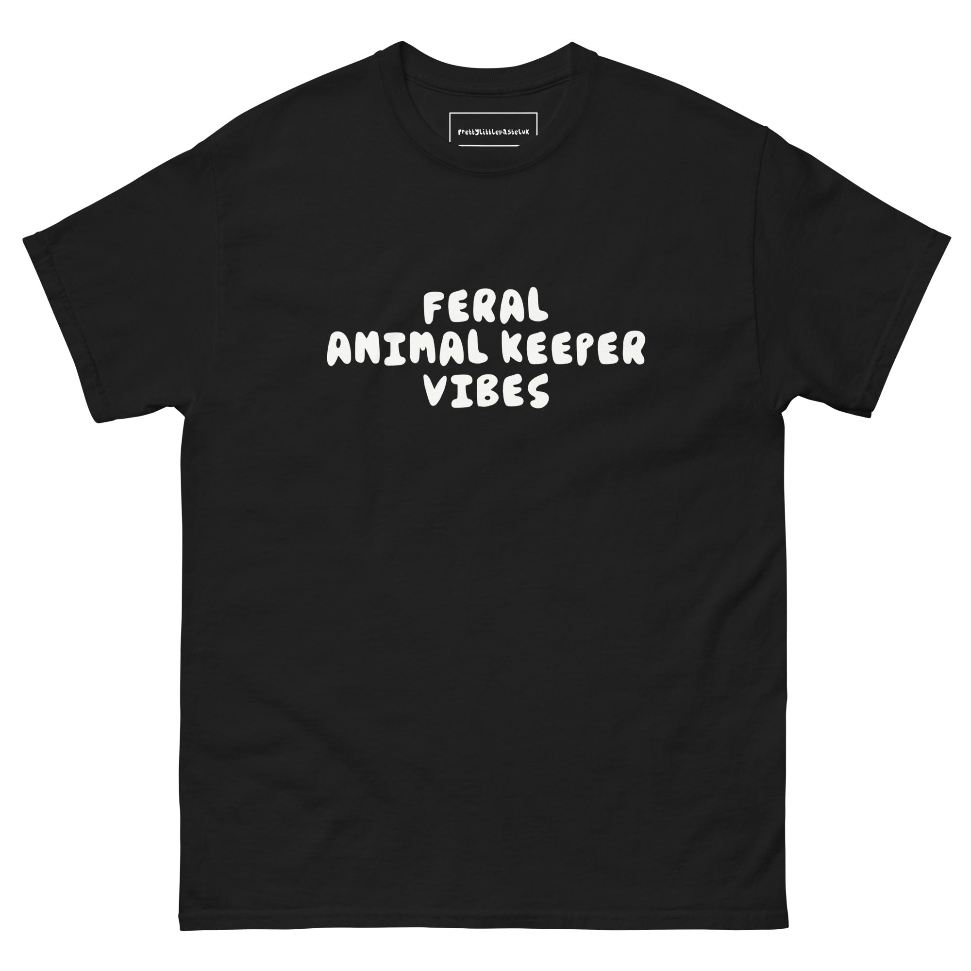 Feral Animal Keeper Vibes Graphic Tee – Unisex Cotton T-Shirt