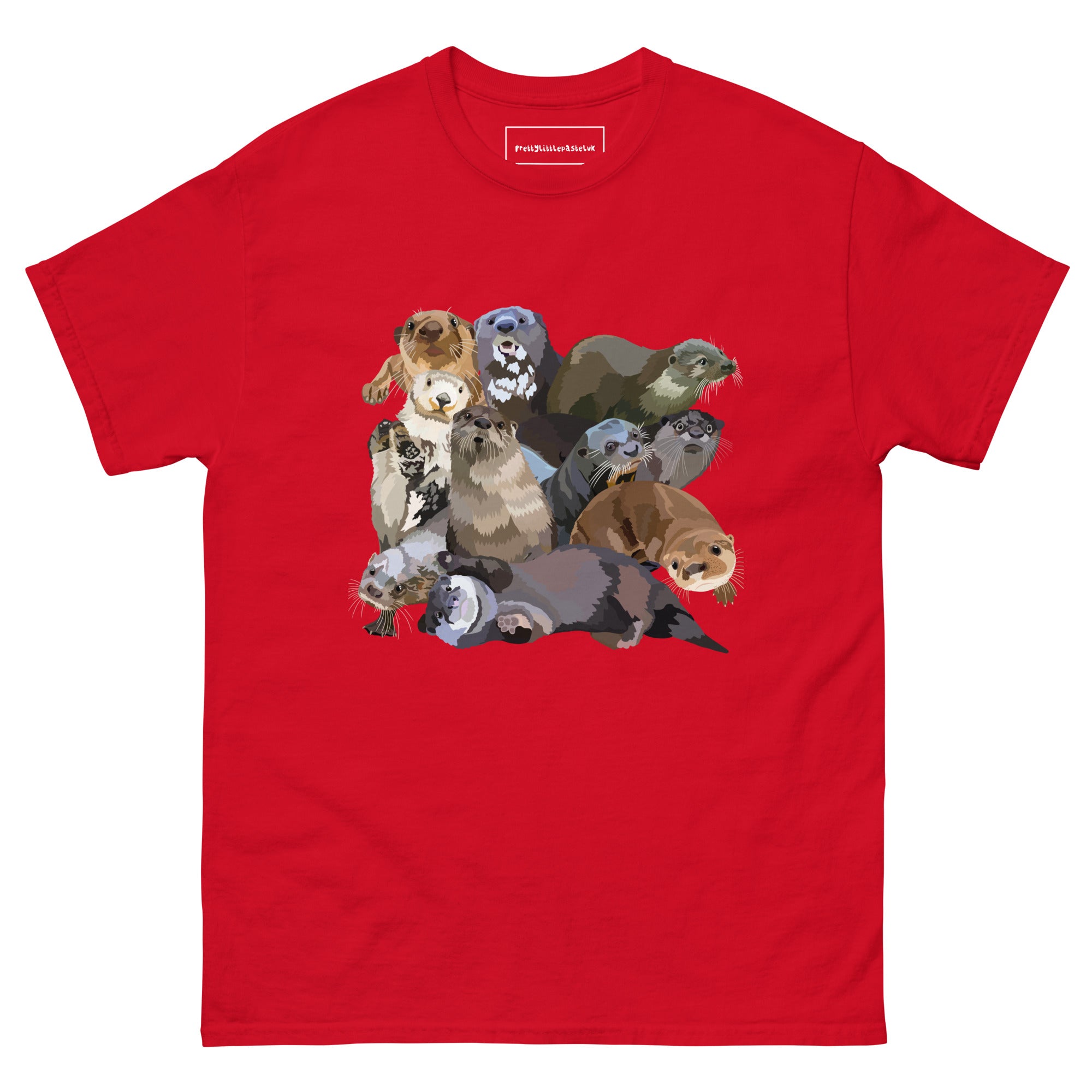 Mixed Otter Species Graphic Tee – Unisex Cotton T-Shirt
