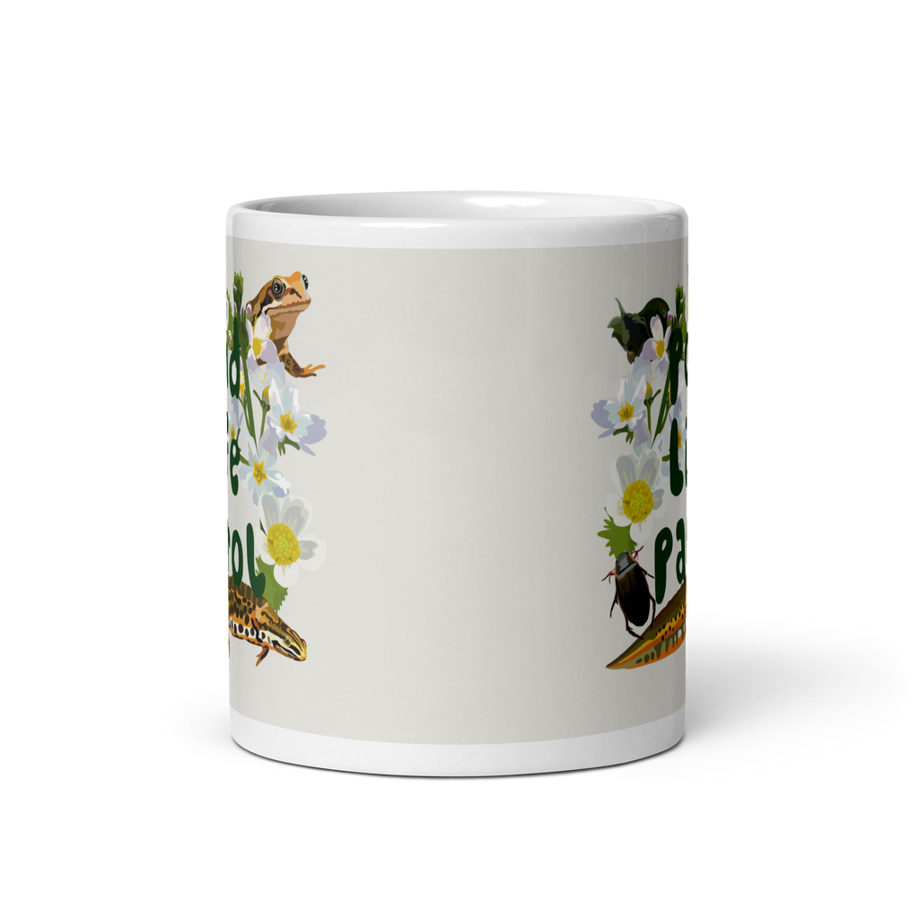 Pond Life Patrol Mug – Funny Wildlife Coffee Mug | 11 oz Ceramic Nature Mug