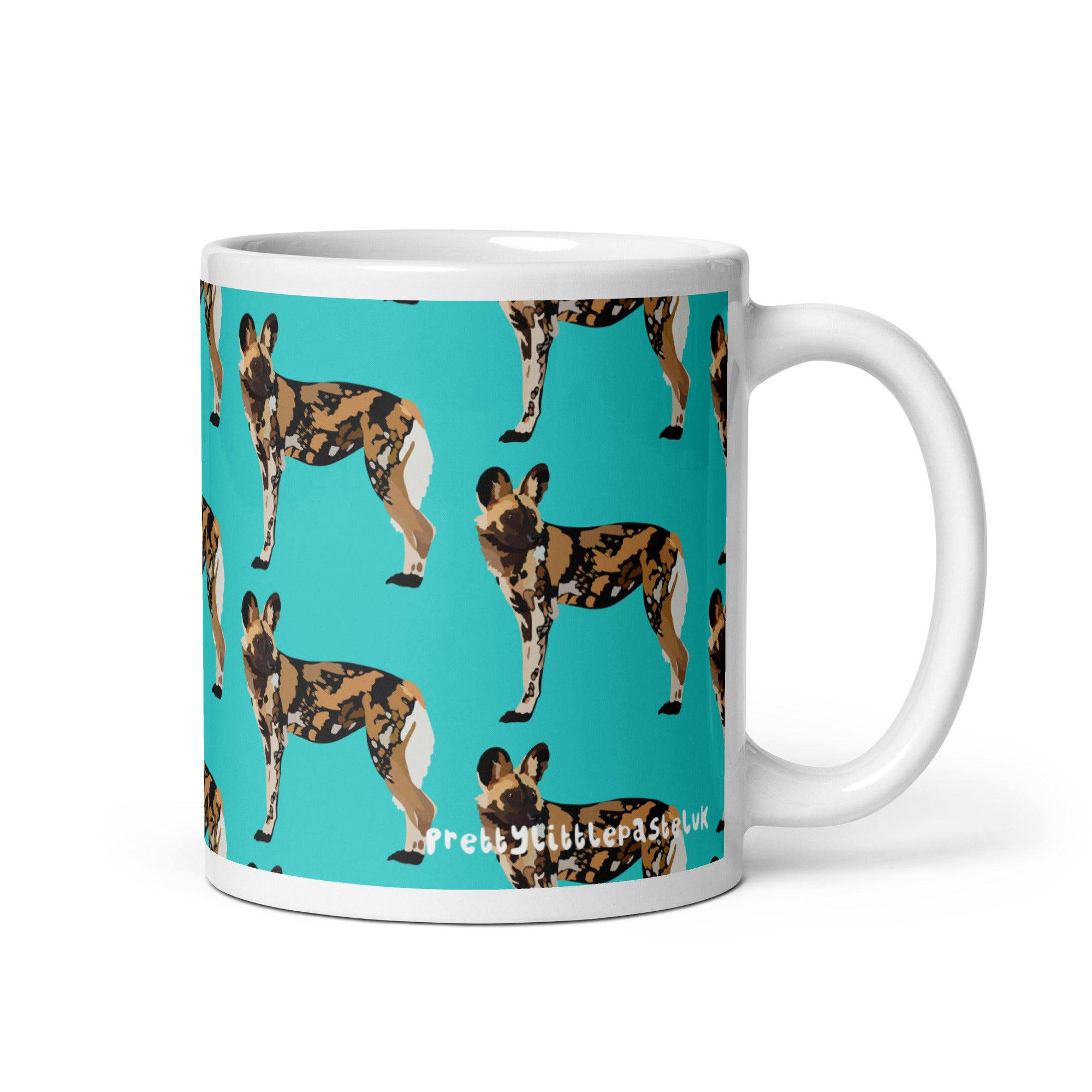 Painted Dog Mug – Wildlife & Nature Lover 11 oz Coffee Mug