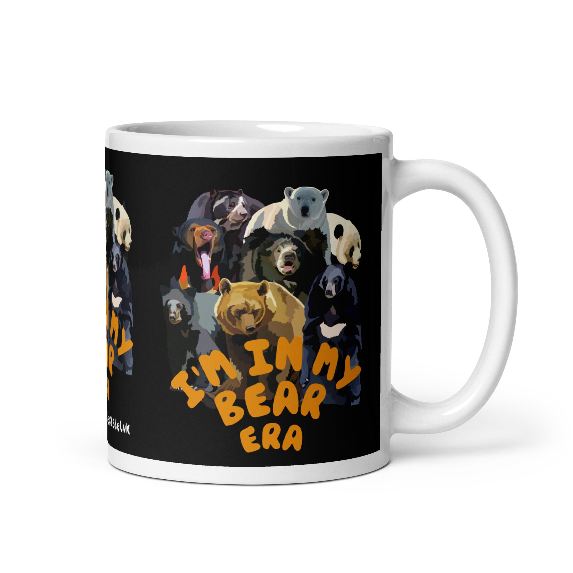 June Limited Edition Bear “I’m in My Bear Era” Mug – 11oz Ceramic, Cute Animal Design, Microwave & Dishwasher Safe