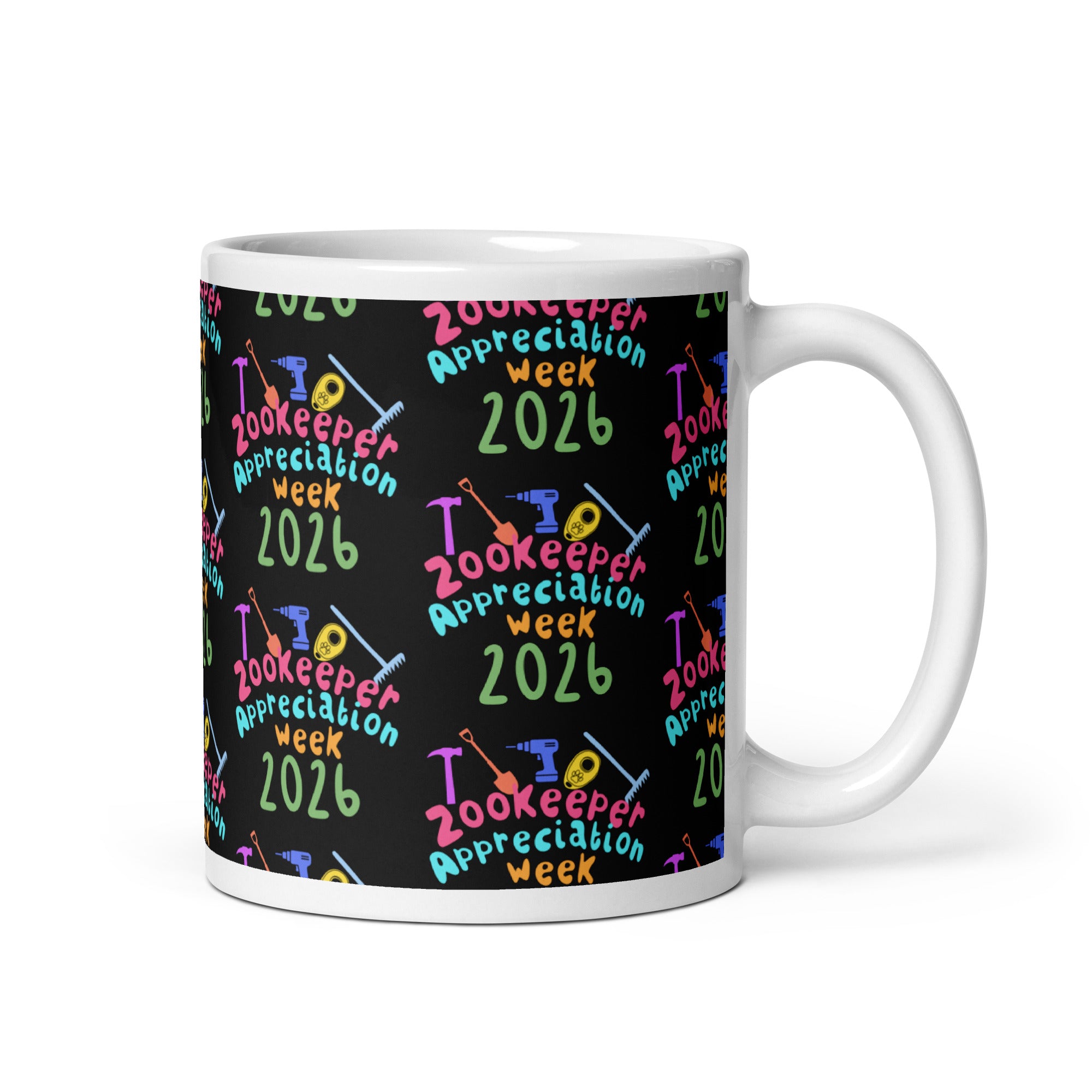 Zookeeper Appreciation Week 2026 Mug – 11oz Ceramic, Wildlife Keeper Gift Design, Microwave & Dishwasher Safe